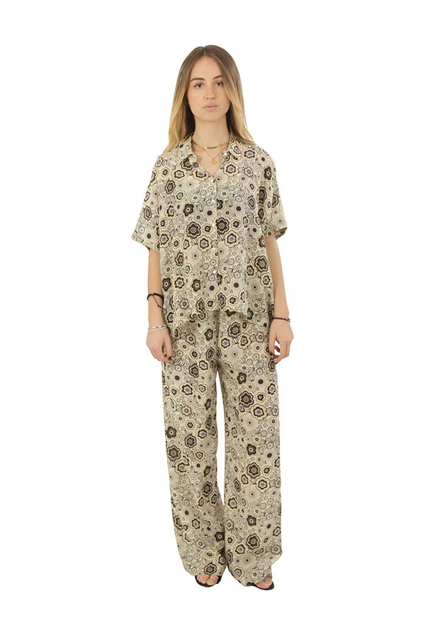 Pantalone Aspesi in Crepe de Chine di Seta Naturale